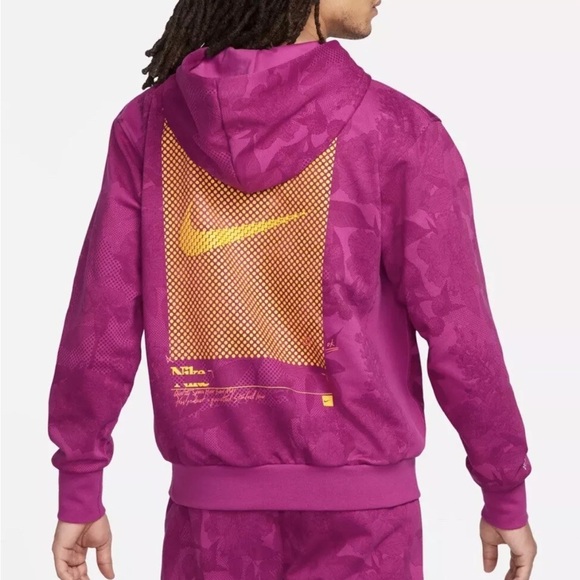NIKE Mens Size Large Standard Issue Basketball Pullover Hoodie DRI-FIT - Picture 3 of 16